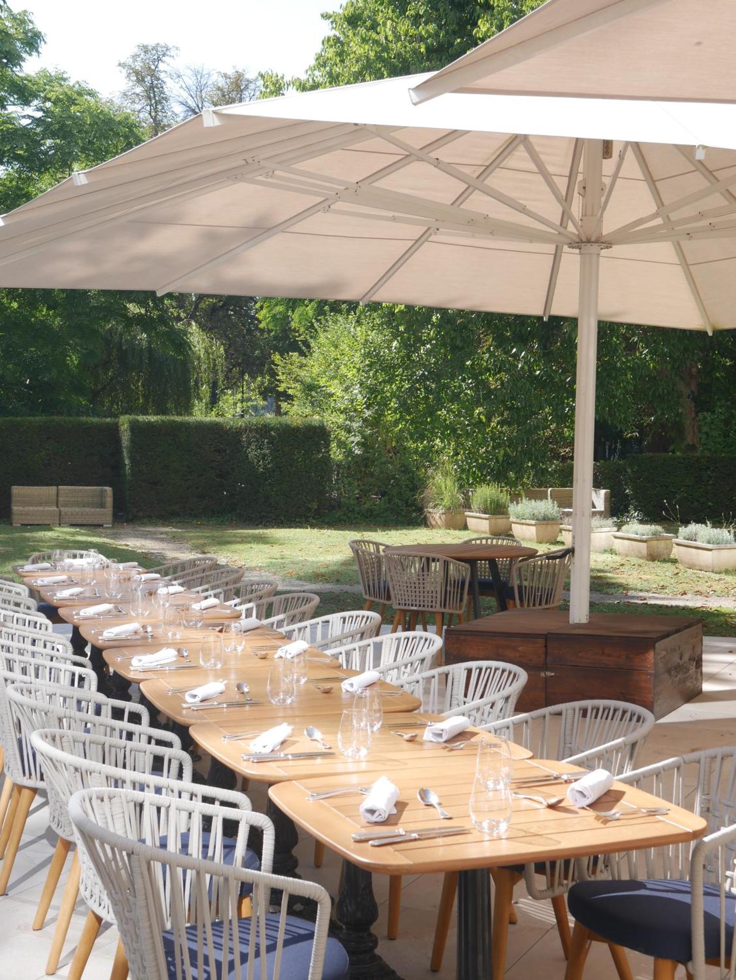 Celestins Spa Thermal & Hotel By Vy Resort Vichy Ngoại thất bức ảnh The restaurant's garden